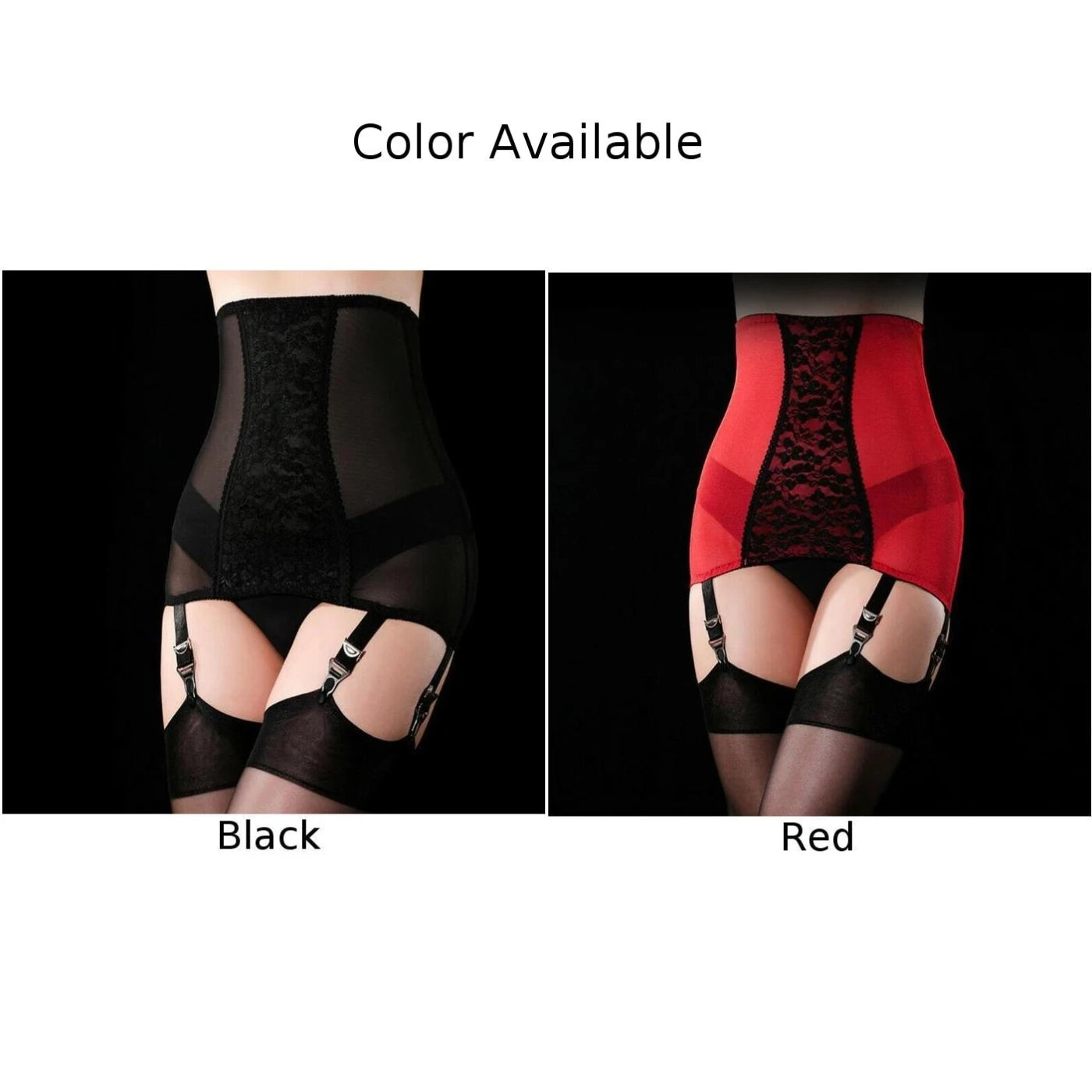 Experience the ultimate fusion of style and function with our High Waist Garter Belt featuring 6 Straps