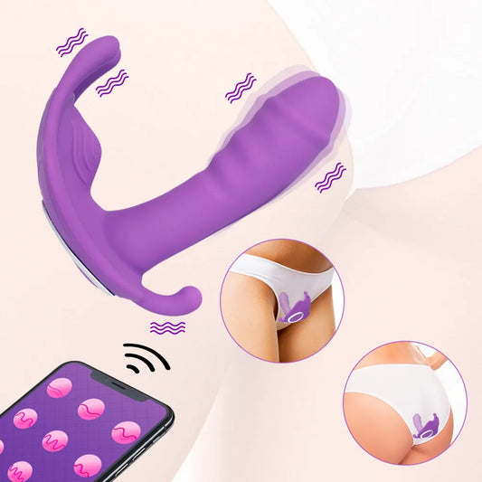 Unsichtbarer, ferngesteuerter und tragbarer Vibrator für Frauen