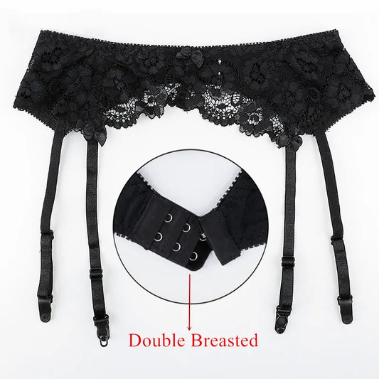 Indulge in the seductive allure of our Lace Garter Suspenders!