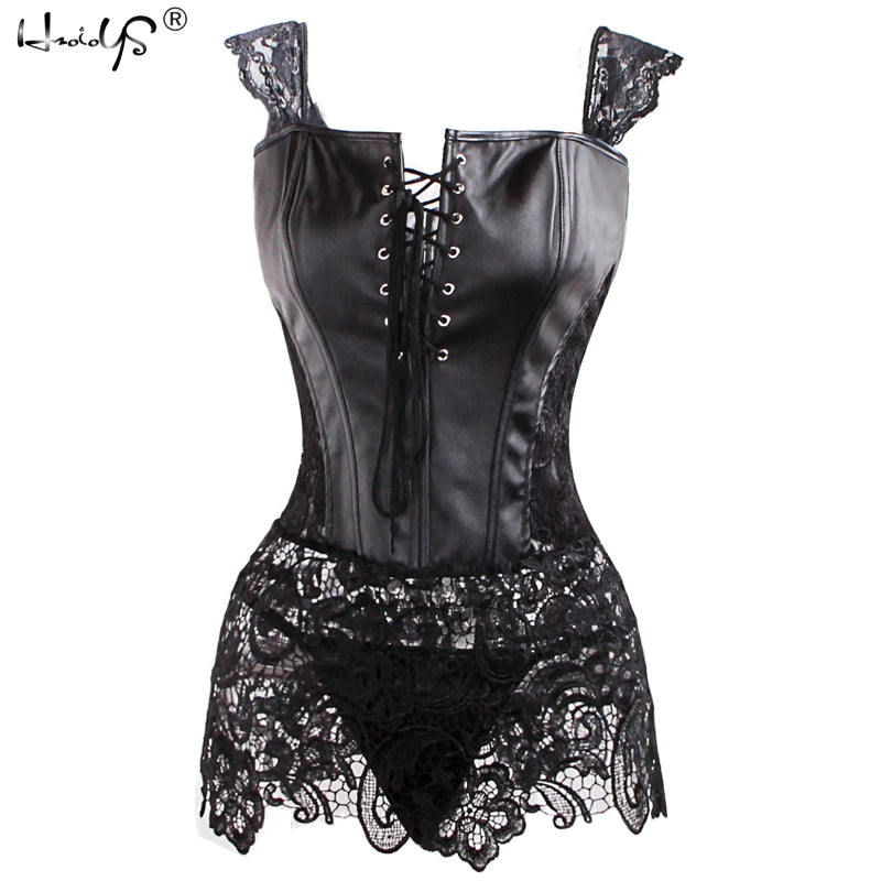 This stunning Bustier, complete with a G-string, is sure to make you feel confident and alluring.