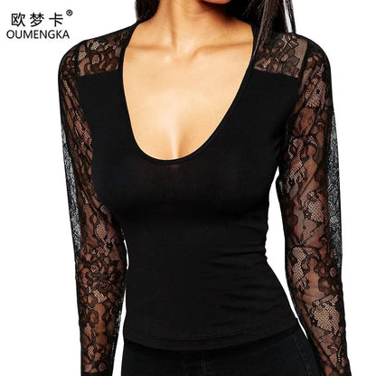 Step up your fashion game with this stunning Lace Patchwork Top