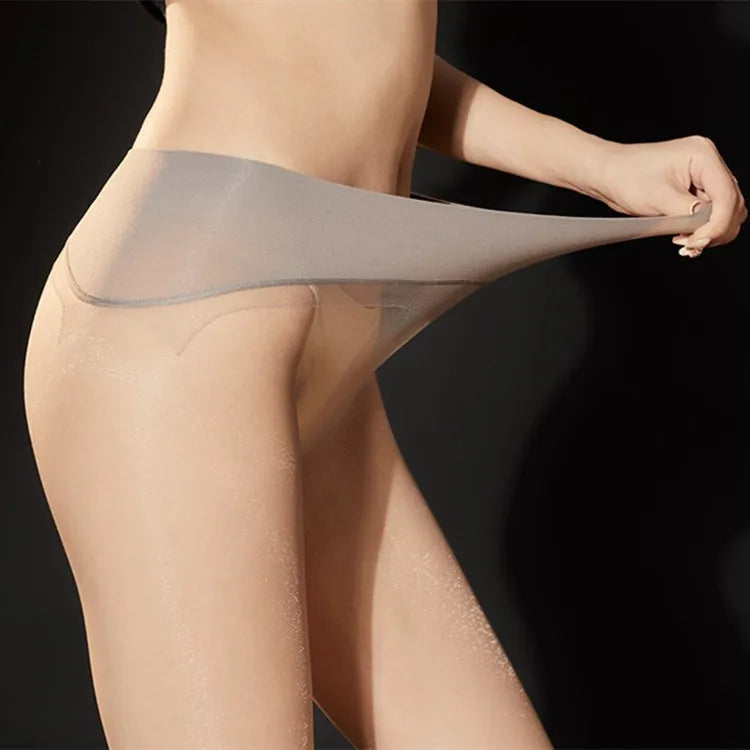 Made with ultra-thin, transparent silk and a seamless crotch, these stockings will give you a smooth and sexy look