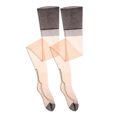 Take a bold leap into the daring world of 110cm Ultra-thin Pure Nylon Stockings.