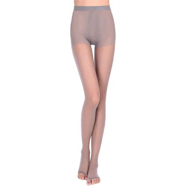 Enjoy the luxurious comfort and sleek look of our Sheer Silky Footless Tights.