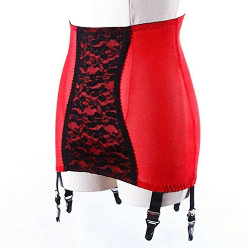 High Waist 6-Strap Garter Belt - Nylon - S, M, L, XL, 2XL, 3XL (Waist Nylongerie High Waist 6-Strap Garter Belt - Nylon - S, M, L, XL, 2XL, 3XL (Waist Nylongerie