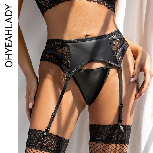 Introducing the ultimate garter belt set - perfect for women who embrace their sensuality!