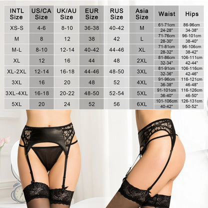 Introducing the ultimate garter belt set - perfect for women who embrace their sensuality!