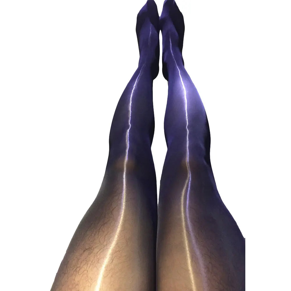 Ultimate sensual style and comfort with these Sexy Men's 8D Shiny U Convex Pouch Tights