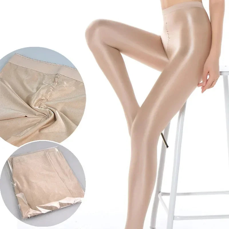 Transform your figure and elevate your look with our Shiny 70D Shaping Tights!